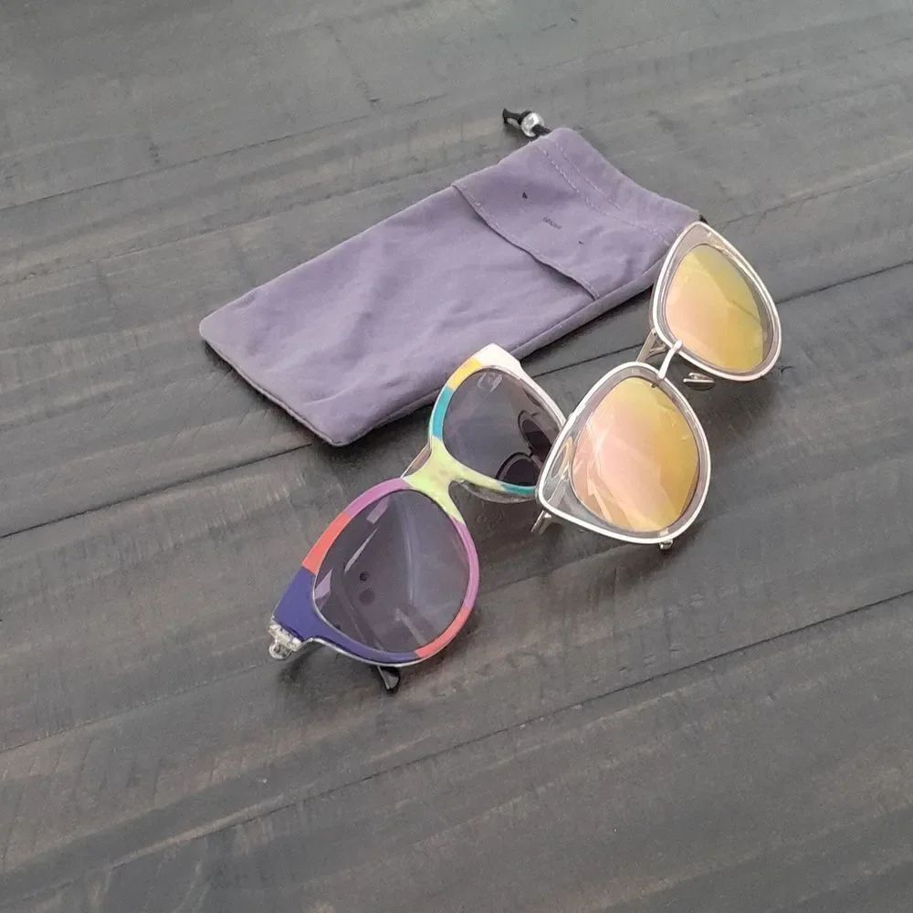 Fashion sunglasses bundle of two good condition